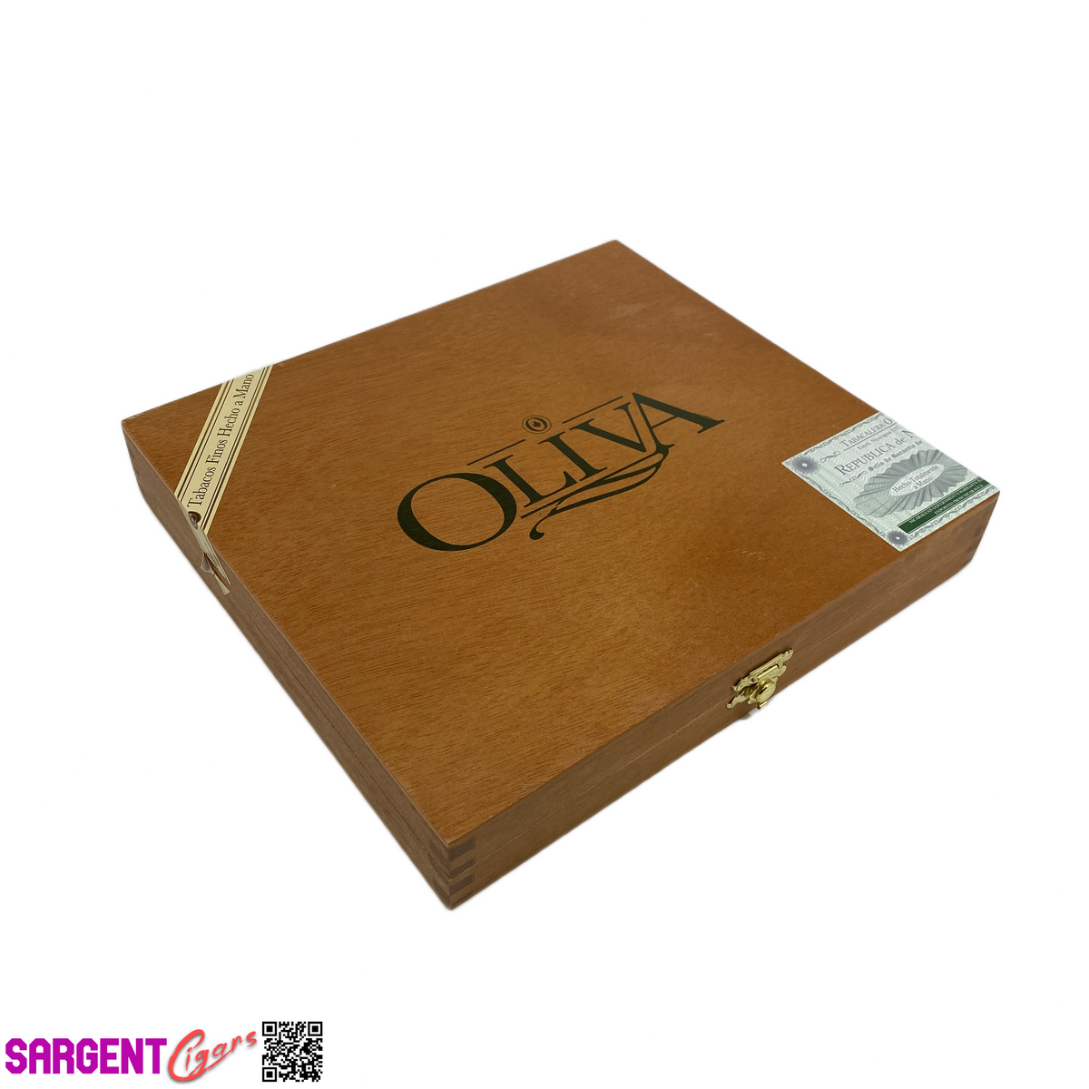 Oliva Sampler Empty Wooden Cigar Box 9.25x8.25x1.5