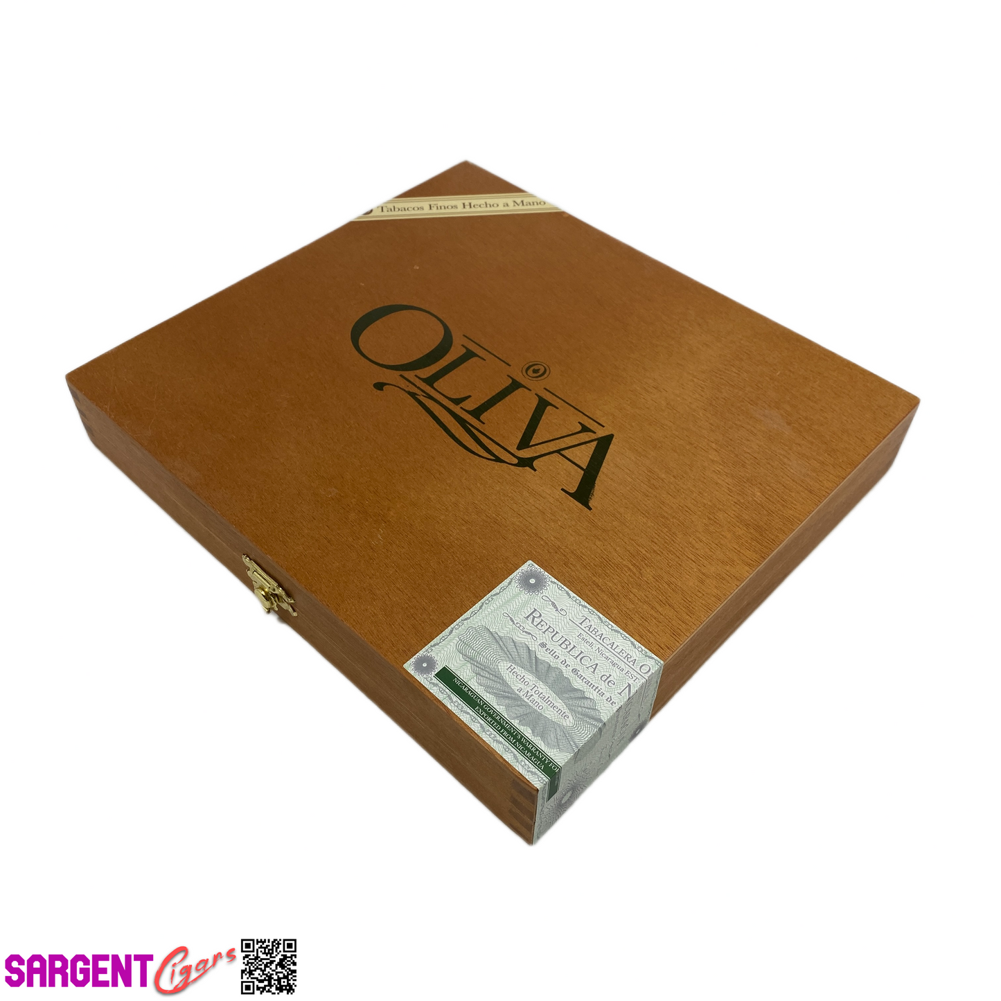 Oliva Sampler Empty Wooden Cigar Box 9.25x8.25x1.5