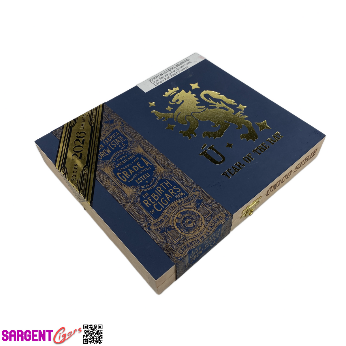 Liga Privada Year of the Rat 2026 Empty Wooden Cigar Box 8.25x7x1.25