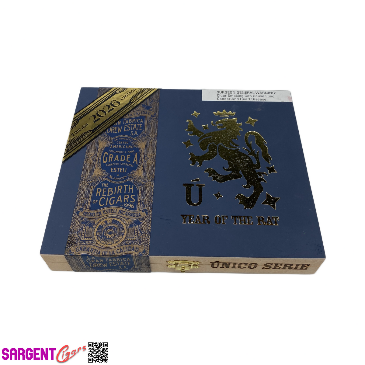 Liga Privada Year of the Rat 2026 Empty Wooden Cigar Box 8.25x7x1.25