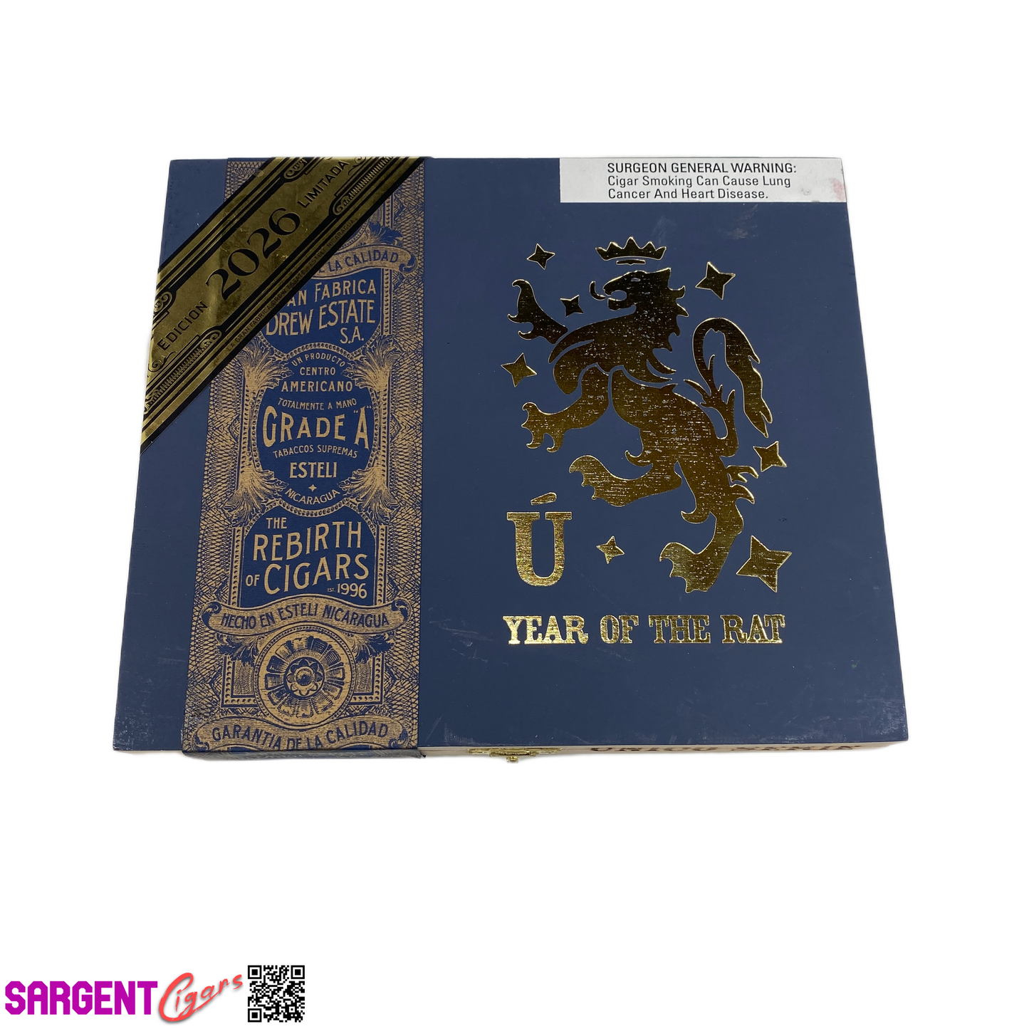 Liga Privada Year of the Rat 2026 Empty Wooden Cigar Box 8.25x7x1.25