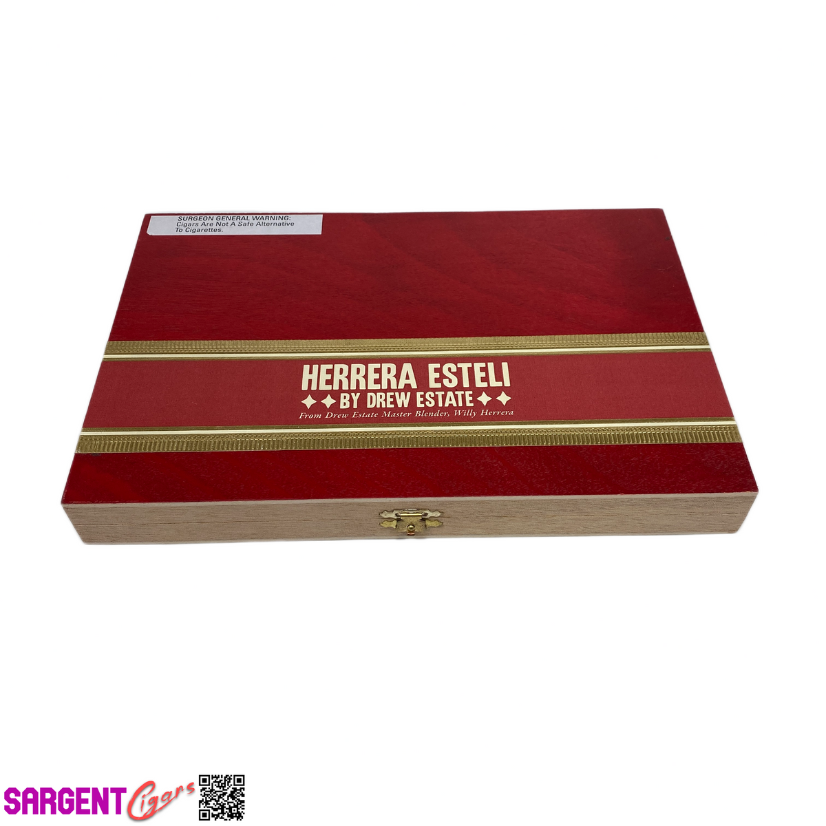Herrera Esteli TAA Toro Empty Wooden Cigar Box 11x7.25x1.25