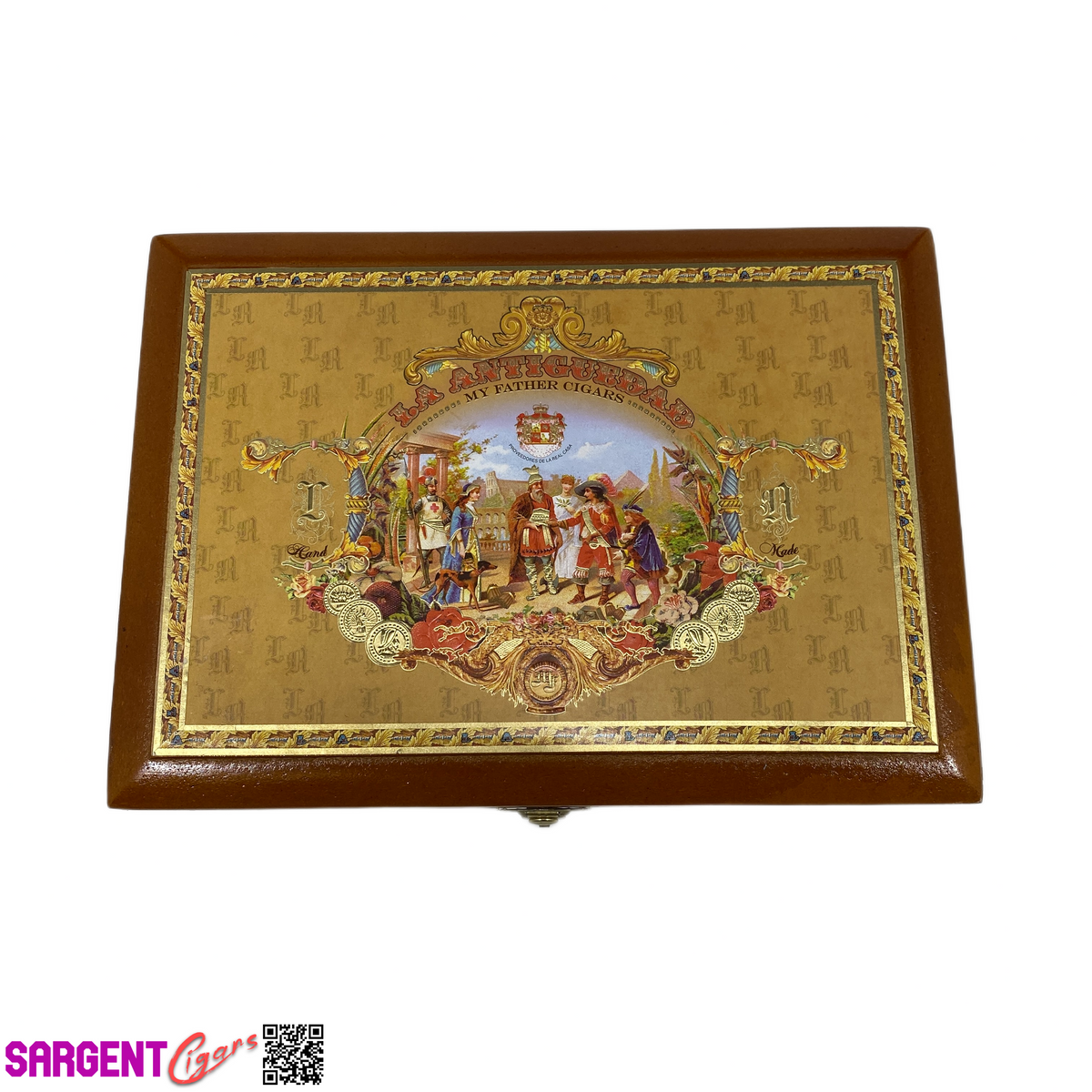 My Father Cigars La Antiguedad Toro Empty Wooden Cigar Box 9.25x6.75x2