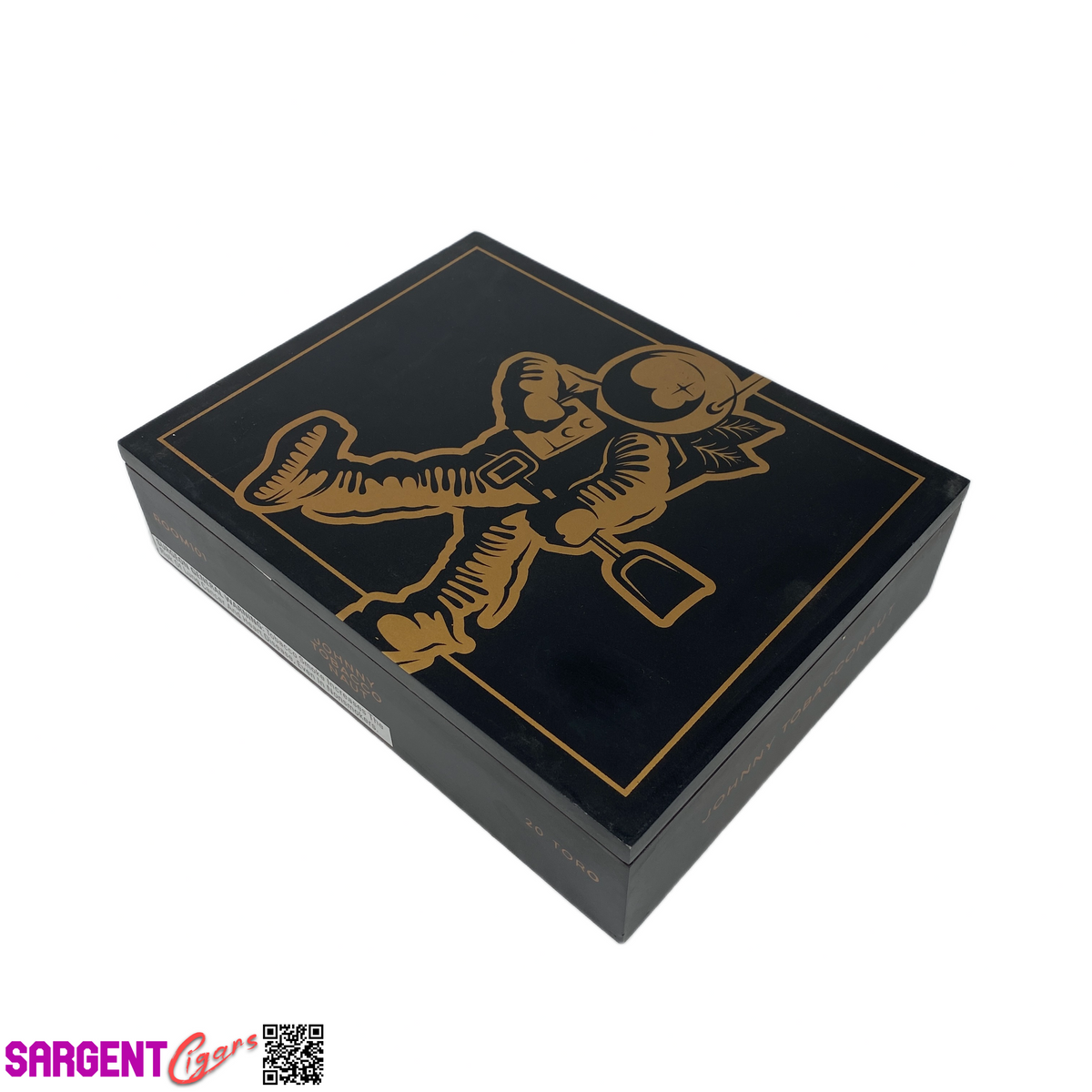 Room 101 Johnny Tobacconaut Toro Empty Wooden Cigar Box 9x7x2.5