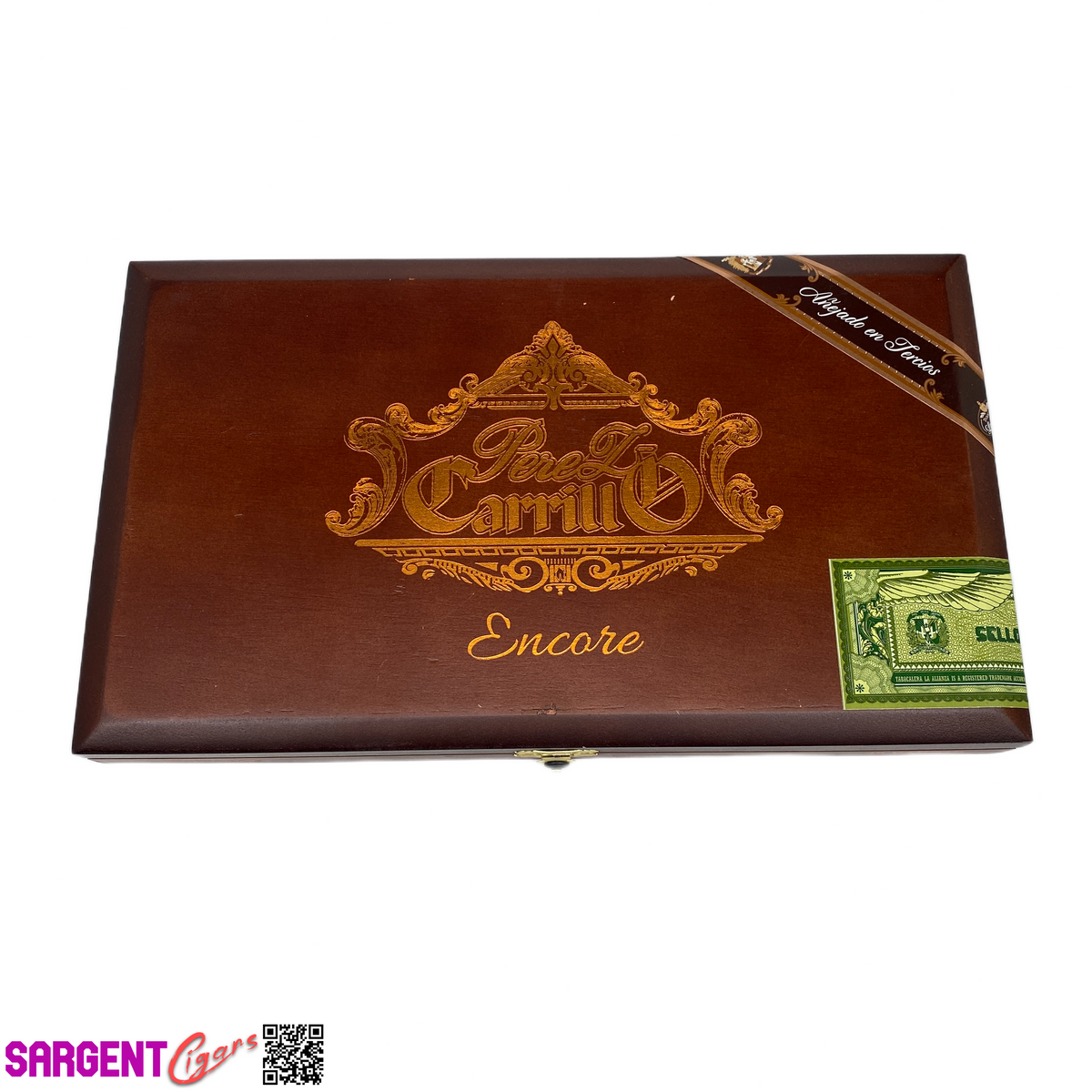Ep Carrillo Encore Majestic Empty Wooden Cigar Box 11.5x7x1.5