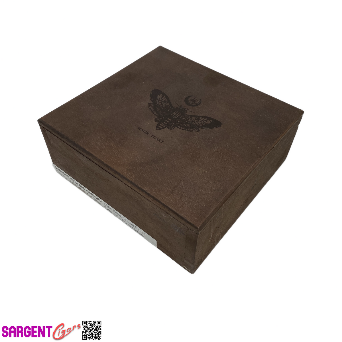 Alec Bradley Magic Toast Toro Empty Wooden Cigar Box 7.25x7x3