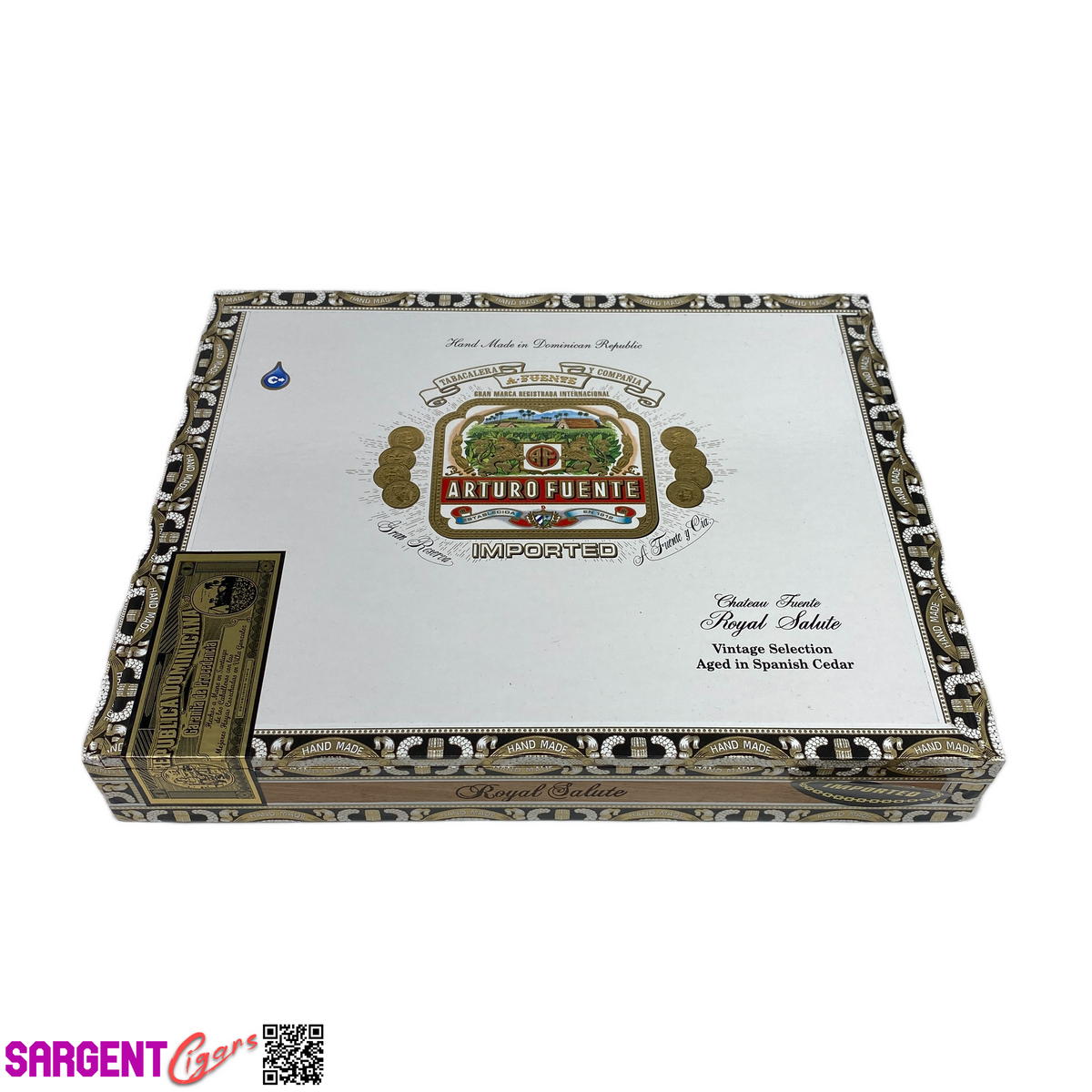 Arturo Fuente Royal Salute Empty Cigar Box 11x8.75x1.75