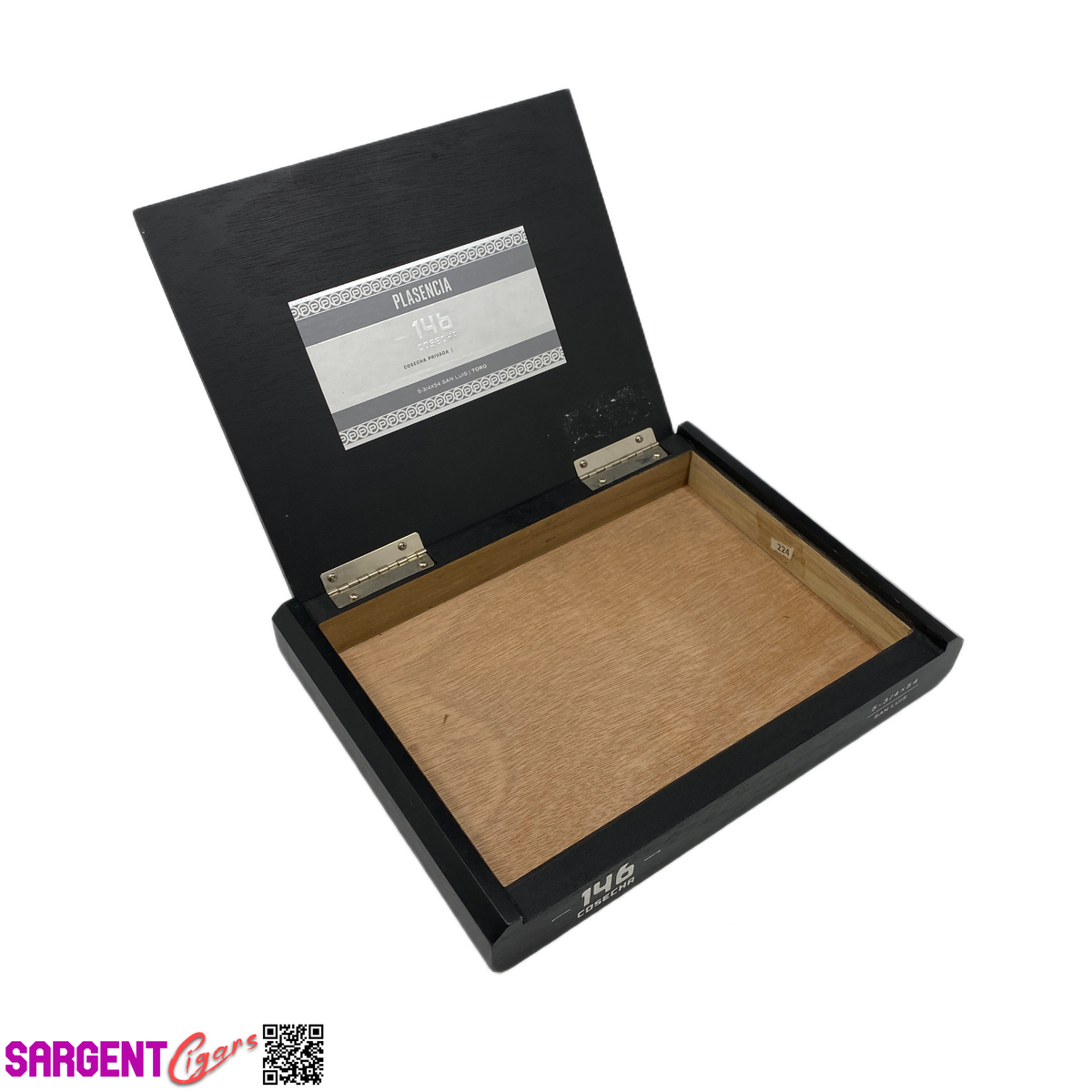 Plasencia 146 Cosecha Toro Empty Wooden Cigar Box 9.75x7.25x1.5