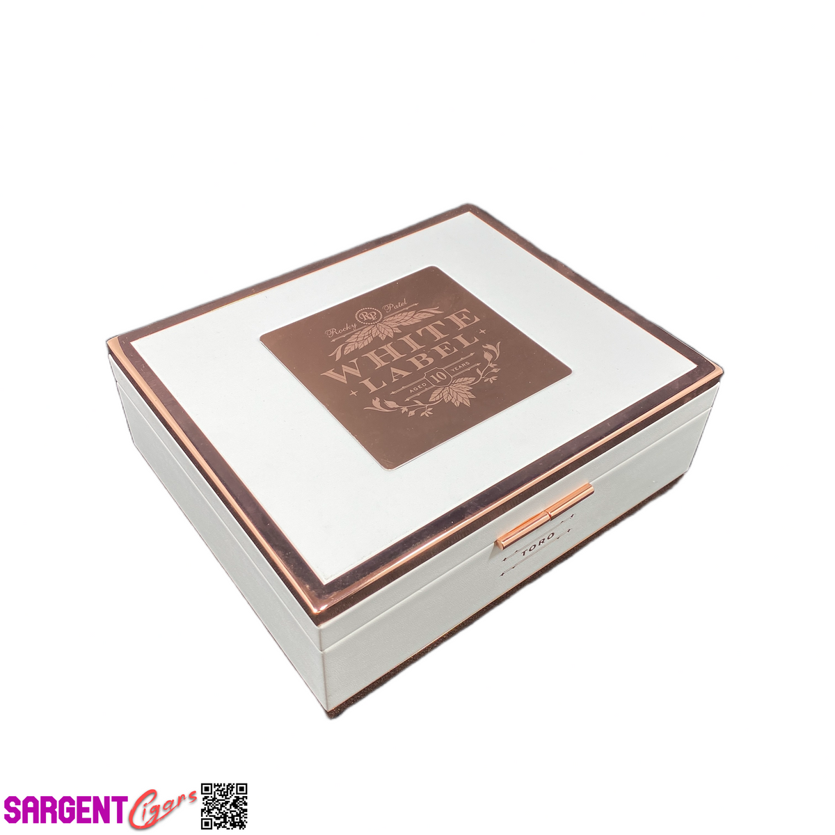 Rocky Patel White Label Toro Empty Wooden Cigar Box 9x7.5x3.5