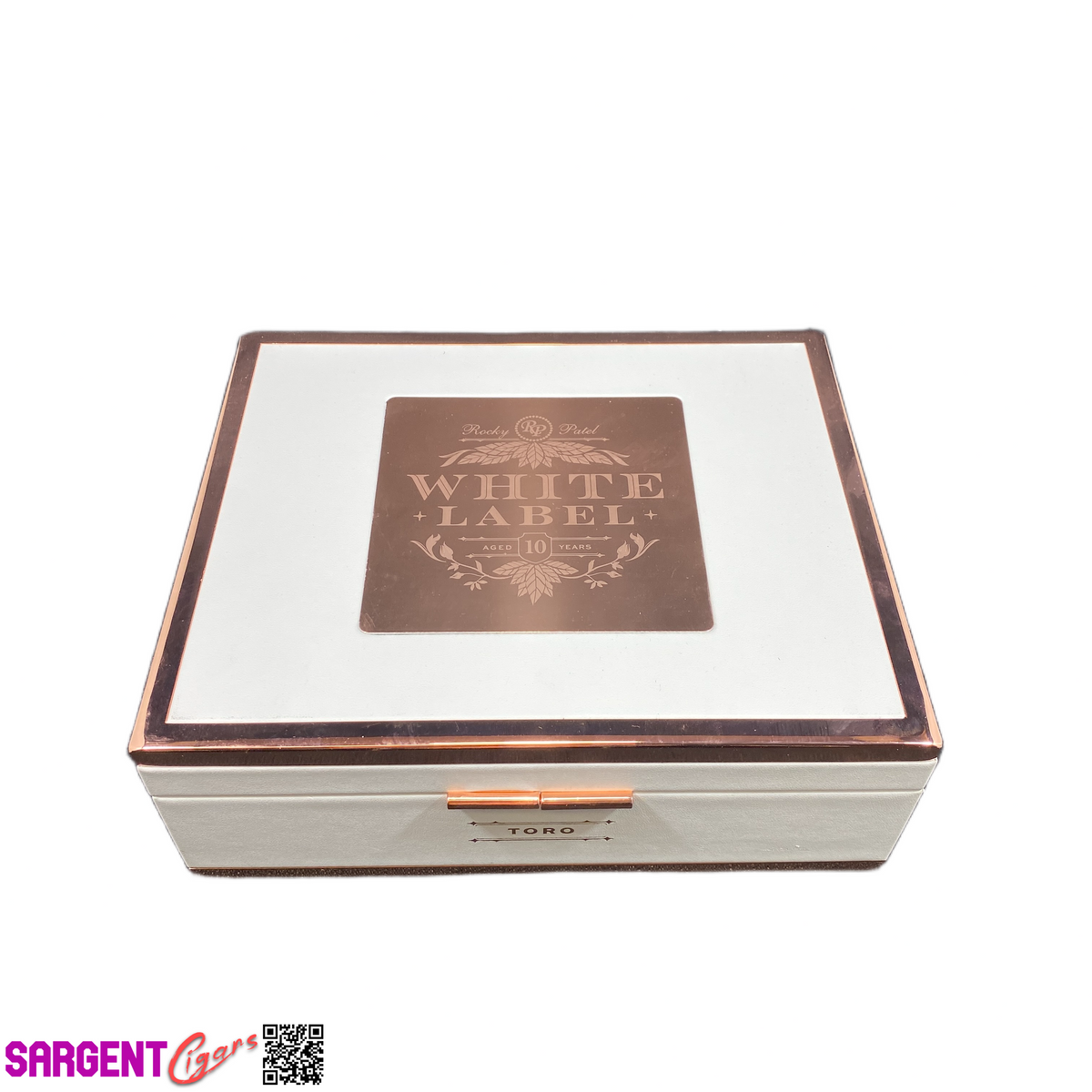 Rocky Patel White Label Toro Empty Wooden Cigar Box 9x7.5x3.5