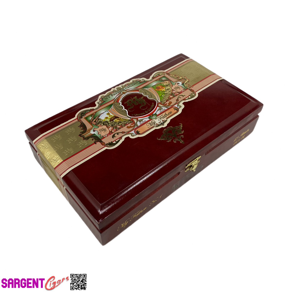 My Father Cigars No1 Empty Wooden Cigar Box 10.5x6.25x2.5