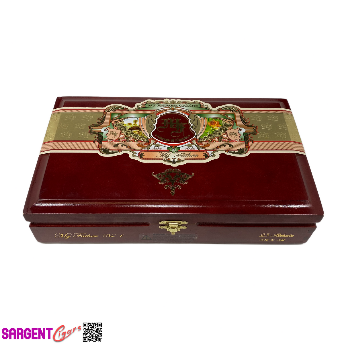 My Father Cigars No1 Empty Wooden Cigar Box 10.5x6.25x2.5