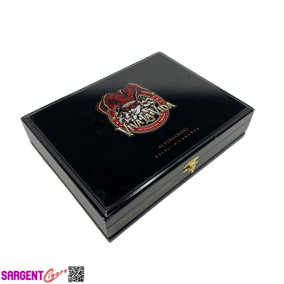 Viva La Vida Toro Empty Wooden Cigar Box 9.75x7.5x2.25