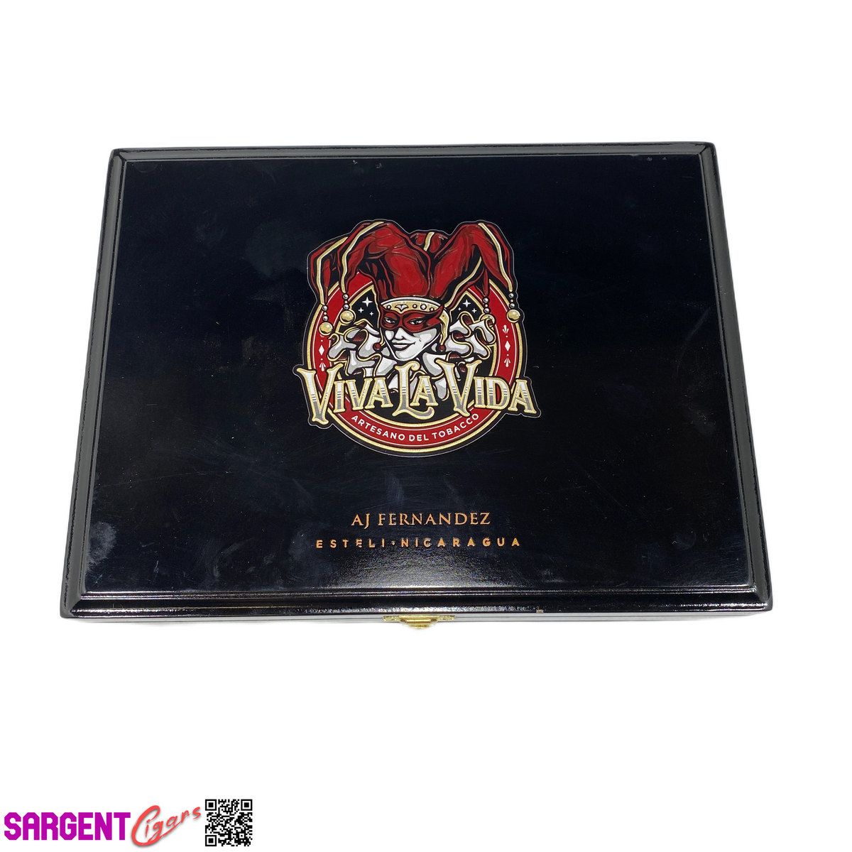 Viva La Vida Toro Empty Wooden Cigar Box 9.75x7.5x2.25