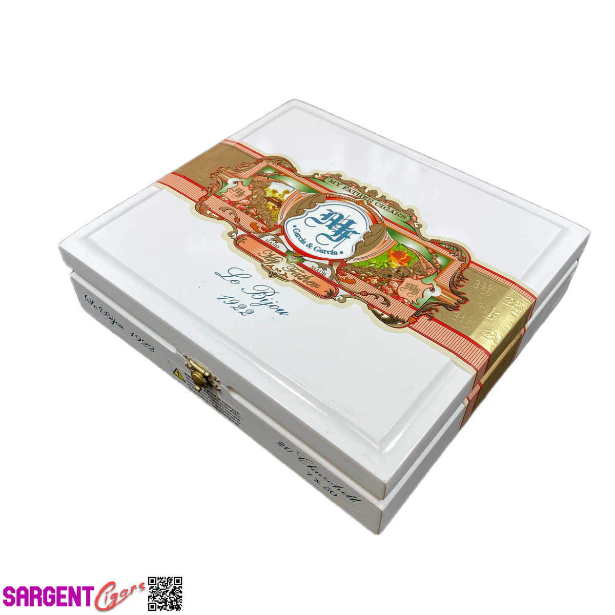 My Father Cigars Le Bijou 1922 Churchill Empty Wooden Cigar Box 9x8x2.25 (1)