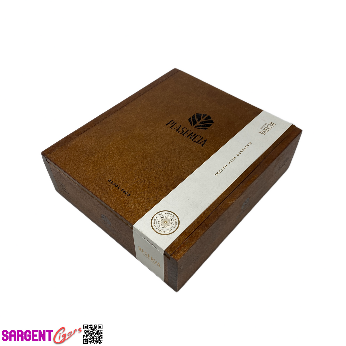 Plasencia Toro Empty Wooden Cigar Box 6.25x7x2