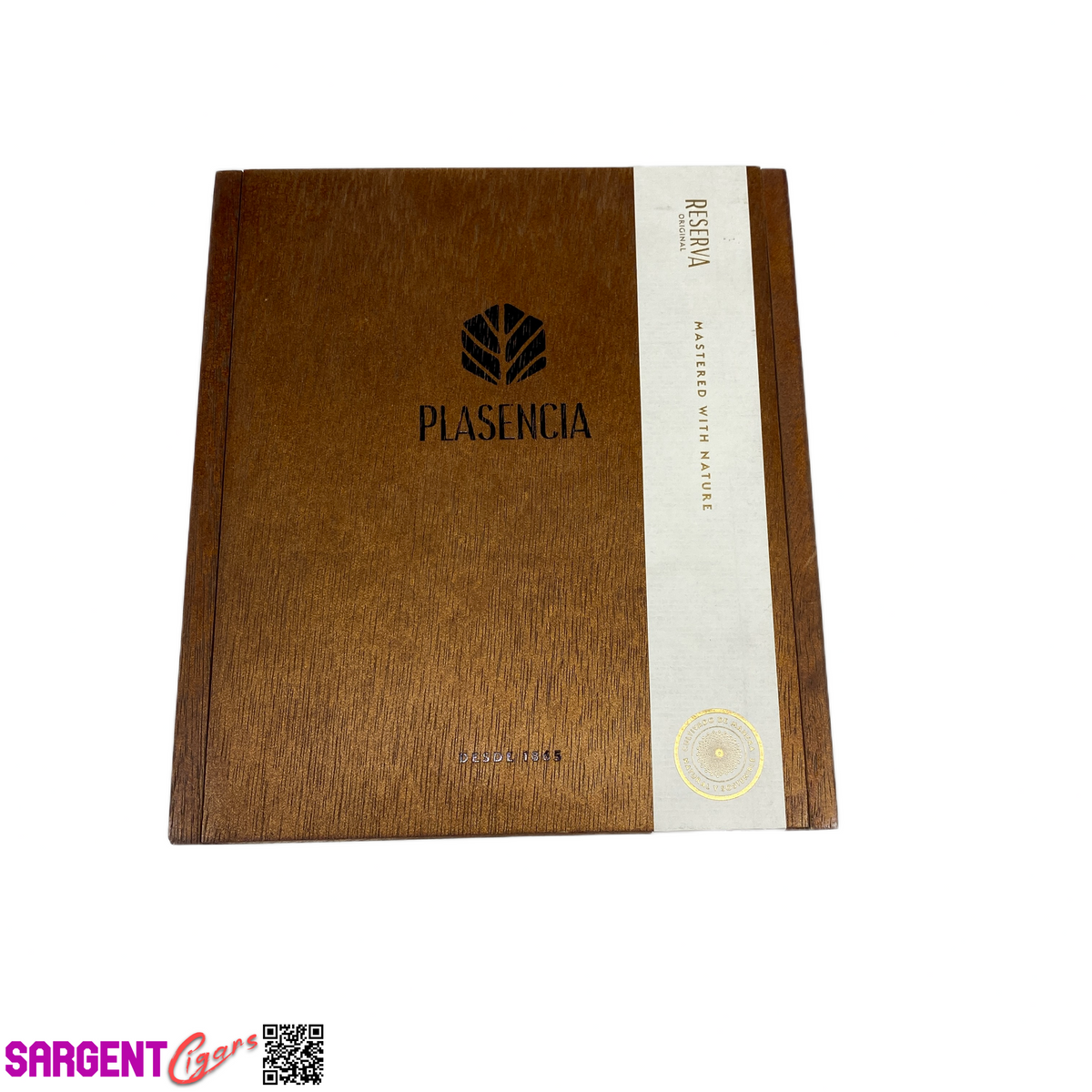 Plasencia Toro Empty Wooden Cigar Box 6.25x7x2