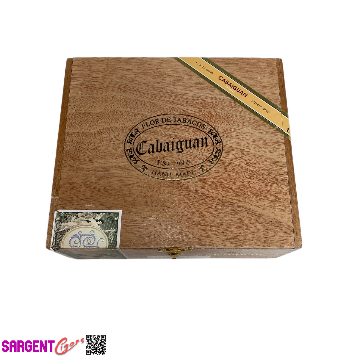 Tatuaje Cabaiguan No54 Empty Wooden Cigar Box 7.5x6.5x3