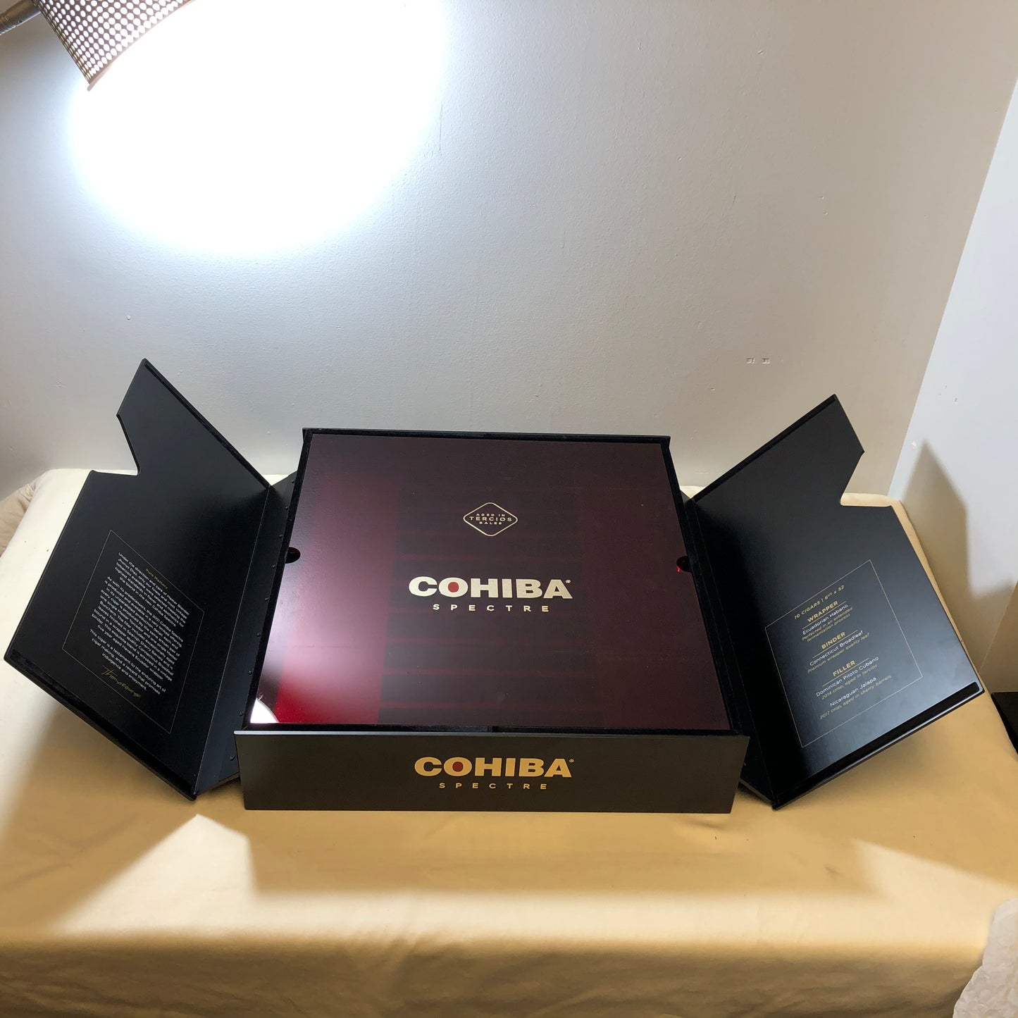 Cohiba Spectre 2021 Empty Metal Display Case 18.5x19.5x4.5