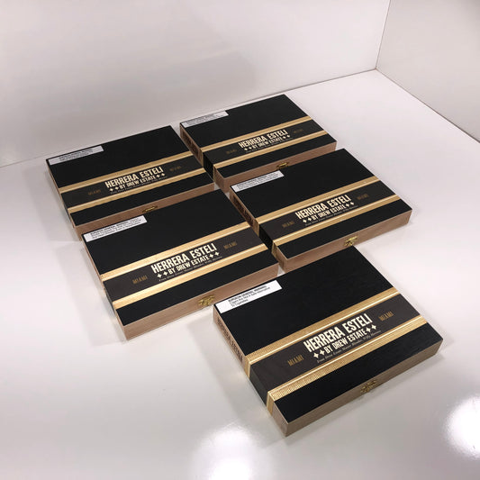 Lot of 5 Herrera Esteli Miami Empty Wooden Cigar Boxes 8.75x7x1.25 #47