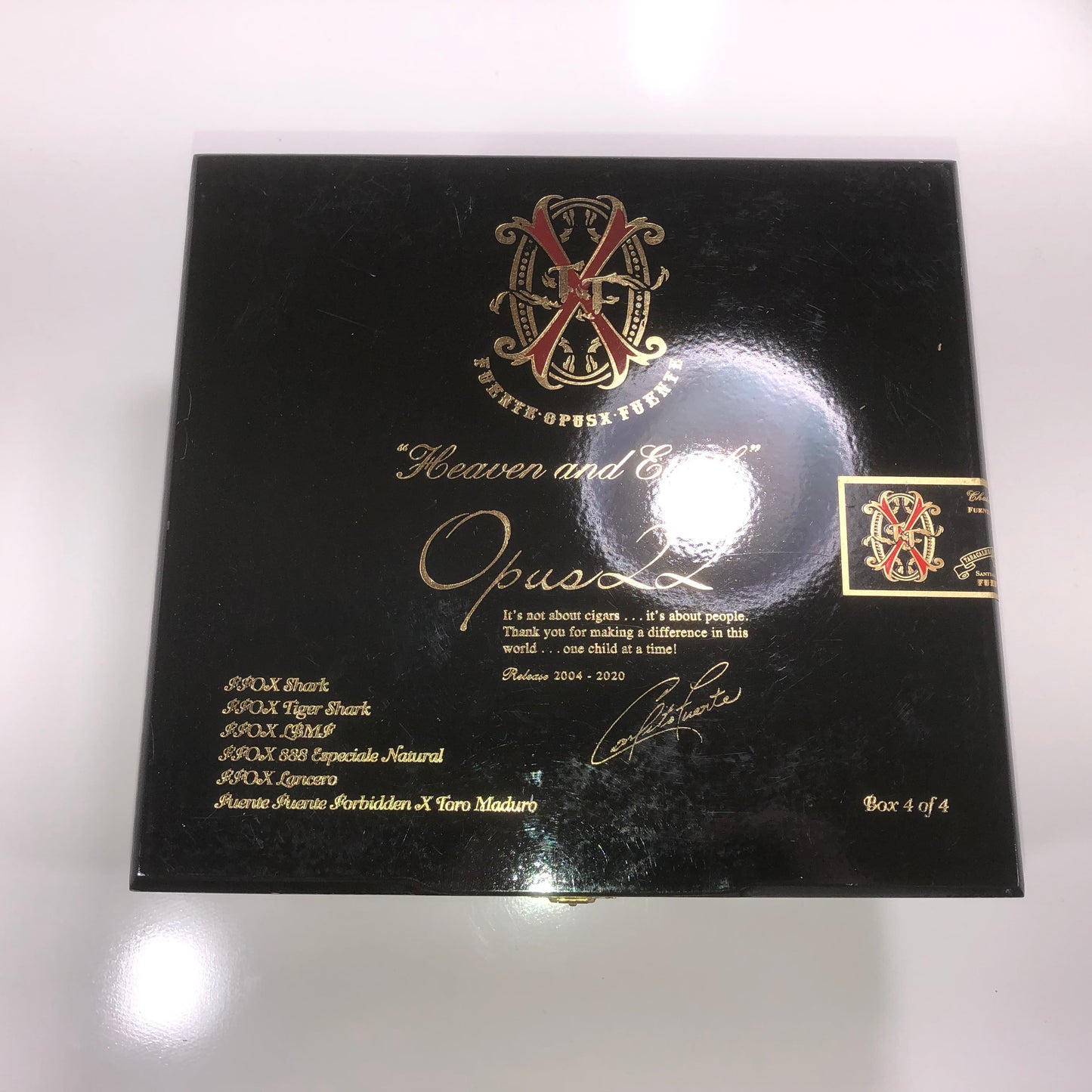 Arturo Fuente Opus X Limited Edition 2020 Opus 22 Empty Cigar Box 11.25x11x11