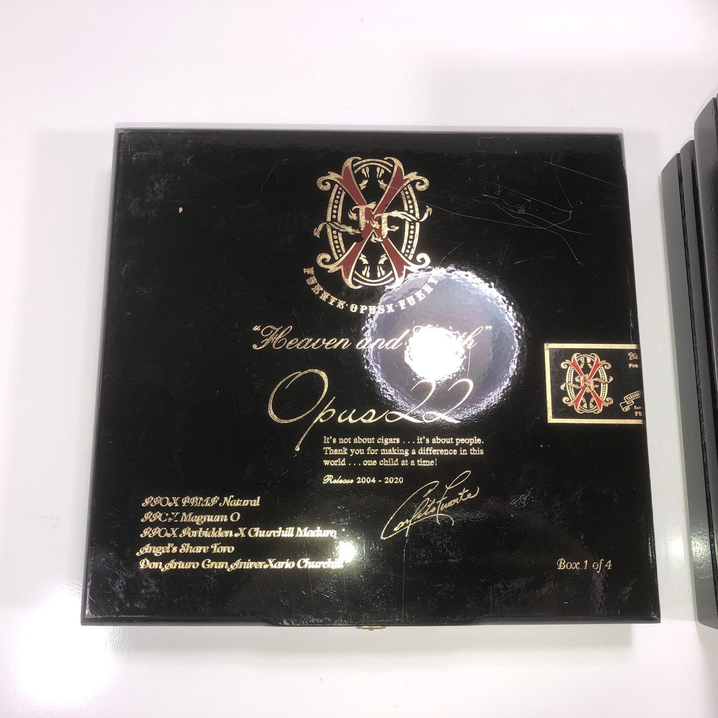 Arturo Fuente Opus X Limited Edition 2020 Opus 22 Empty Cigar Box 11.25x11x11