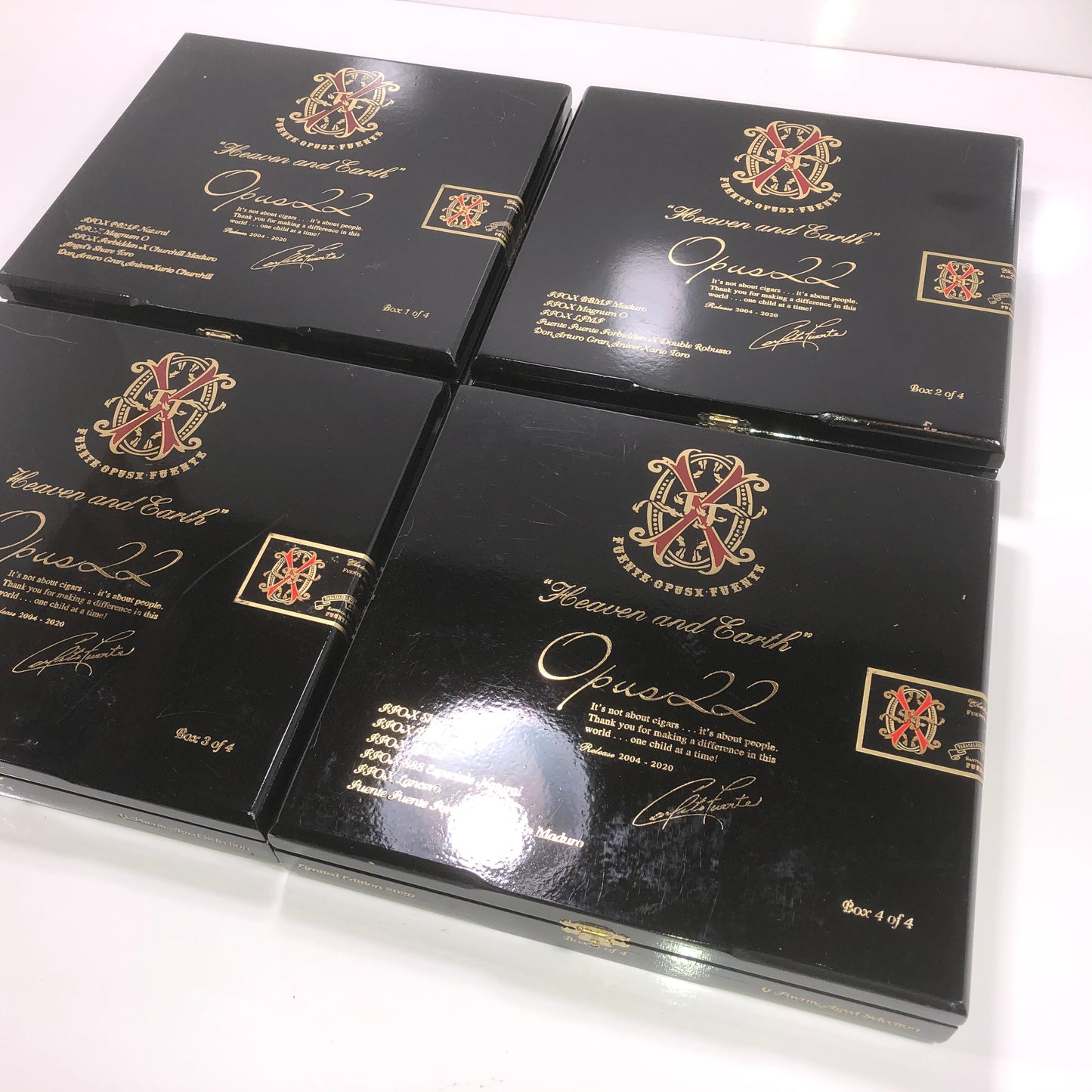 Arturo Fuente Opus X Limited Edition 2020 Opus 22 Empty Cigar Box 11.25x11x11